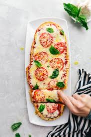Spread sauce evenly over bread. Margherita French Bread Pizza Chelsea S Messy Apron