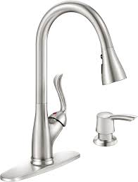 Maybe you would like to learn more about one of these? Buy Patented Kitchen Faucet With Pull Down Sprayer And Soap Dispenser Single Handle Stainless Steel Brushed Nickel High Arc Pull Out Kitchen Sink Faucets With Deck Plate Appaso Online In Vietnam