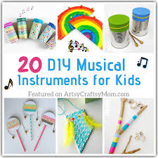 Students match these musical instruments to their pictures. 20 Diy Musical Instruments For Kids To Make Artsycraftsymom