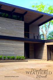 Wood siding can be painted and stained virtually any color. Modern Reclaimed Wood Siding Novocom Top