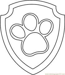Skye Paw Patrol Badge Coloring Paw Patrol Badge Paw Patrol Coloring Pages Paw Patrol Coloring
