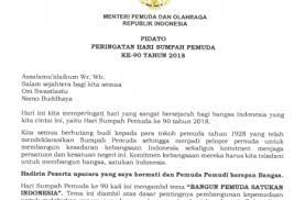 Pidato Sumpah Pemuda Mts Negeri 2 Mataram