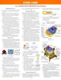 Study Card For Campbell Reece Biology Seventh Edition Illustrated Edition Study Cards Biology Biology Textbook