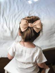 This Jane Bow Is An Adorable Vintage Bow Perfect As A Finishing Touch To Any Little Girl Outfit Baby Girl Hair Cute Hairstyles For Kids Baby Girl Hairstyles