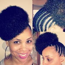 Braided Side Puff Felicia Leatherwood Natural Hair Styles Natural Hair Braids Diy Hairstyles