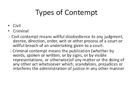 70 of year 1971 dtd. Contempt Of Court