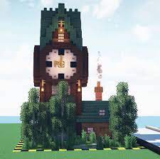 How to build a minecraft house: Minecraft Builds Inspiration On Instagram 16x16 Clocktower What Do You Think Minecraft Banner Designs Minecraft Crafts Minecraft Creations