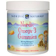 Nordic Naturals Nordic Omega 3 Gummies Tangerine 120 Gummies Swanson Health Products