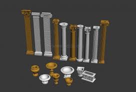 3d Decorative Columns Neoclassical Model 179 Free Download Decorative Plaster Neoclassical Columns Neoclassical