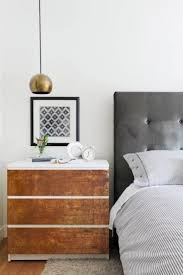 Ikea hemnes nightstand diy project. Picture Of An Ikea Malm Dresser Hacked With Rust Metal Panels Attached To The Drawers Is A Very Cool Idea Of A Storage Nightstand