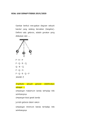 Soal Fisika Uas Genap 1920 1