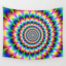 Find the latest tapestry, inc. Trippy Stoner Wall Tapestry By Closeddoor Society6