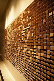 W Hotel Seoul Walkerhill Wooden Mirror Daniel Rozin Interactive Walls Wooden Mirror Wall Design