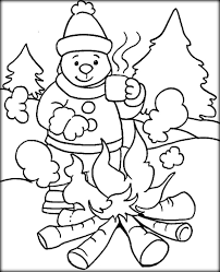 In coloringcrew.com find hundreds of coloring pages of the weather and online coloring pages for free. Winter Season Free Winter Coloring Pages For Kids Novocom Top