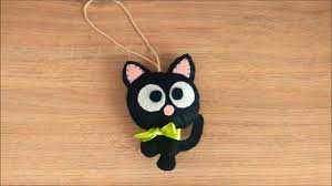 Diy Keceden Kedi Kapi Susu Anahtarlik Araba Susu Kendin Yap Make The Felt Cat Youtube