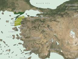 Map Of The Trojan War States C 1200 Bc Trojan War Ancient Troy Troy