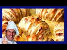 Prepara la mejor masa de pizza para tus recetas prueba de la levadura: Patatas Al Horno Hasselback Receta De Cocina Facil Y Rapida Javier Recetas De Cocina Video Recetas De Cocina Videos De Cocina Patatas Rellenas Al Horno