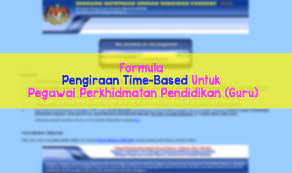 Inilah manual book kenaikan pangkat online di lingkungan uin sunan gunung djati bandung dapat diunduh pada laman ini. Formula Pengiraan Time Based Untuk Pegawai Perkhidmatan Pendidikan Guru Cikgu Share