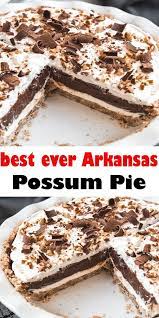 Arkansas Possum Pie Easy Pie Recipes Delicious Pies Cake Recipes Easy Homemade