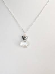 April Birthstone Necklace Crystal Necklace Dainty Necklace Sterling Silver Necklace Dainty Chain April Birthstone Necklace Silver Necklace Crystal Necklace