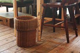 ビニール袋が見えないゴミ箱 おしゃれなダストボックス ペールボックス ラタン 籐製 ナチュラル ゴミ箱 ダストボックス おしゃれ インテリア 家具