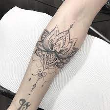 Lotus Done On Rowie Calderwood From Raw Iron Lotus Mandala Tattoo Goldcoast Wrist Tattoos For Women Geometric Tattoo Design Tattoos