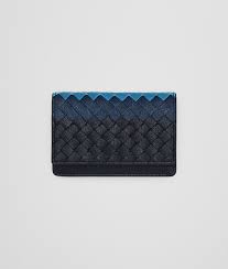 bottega veneta 深海蓝 海洋蓝 孔雀绿三色编织皮革卡片包 card case handcraft case