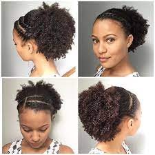 Flat Twists And A Puff On An Old Wash And Go Flattwist Afropuff Washandgo Natural Hair Twists Natural Hair Updo Natural Hair Twist Out