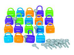 A fun and engaging way to learn numbers and alphabet. Unlock It Number Match Brite Idea