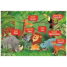 Maybe you would like to learn more about one of these? Tipe 12 Poster Edukasi Hewan Binatang Gambar Singa Si Raja Hutan Dan Kawan Kwannya Shopee Indonesia