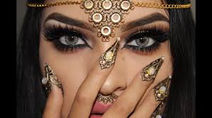 arab inspired makeup look lilybetzabe