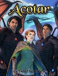 Ghosts and ghouls colouring book: Acotar Coloring Book Morg Prio Book Buy Now At Mighty Ape Nz
