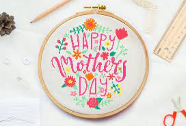 My mom's the cool mom cross stitch patterns. Flowers Mothers Day Cross Stitch Pattern Mom Cross Stitch Etsy In 2021 Pink Cross Stitch Stitch Patterns Cross Stitch