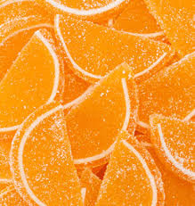 Orange Jelly Fruit Slices Chewy Candy Unwrapped Candy Orange Candy Fruit Jelly Fruit Slice