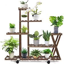 6,324 plants shelves products are offered for sale by suppliers on alibaba.com, of which flower pots & planters accounts for 15%, storage holders & racks accounts for 10%, and stacking racks & shelves accounts for 1%. Amazon Com Wood Plant Stand Indoor Outdoor Plant Display Multi Tier Flower Shelves Stands Garden Plant Shelf Rack Holder In Corner Living Room Balcony Patio Yard With 3 Free Gardening Tools