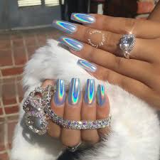La Based Artist Oxygen Nail 39 D It X2f Snapchat Tjack324 X2f Booking Click Link In Best Acrylic Nails Holographic Nail Designs Holographic Nails