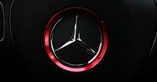 Introducing Decorative Steering Wheel Logo Cover For Mercedes Benz C63 Amg W205 C450 2014 2015 2016 Red Get Mercedes Logo Mercedes Benz Mercedes Benz C63 Amg