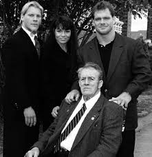 I am not sure how to react, as hearing about my message becoming a huge part of the benoit slayings made me feel when did wikimedia say it was above the law? Rare Photo Chris Jericho Chris Benoit Nancy Benoit And Stu Hart At Owen Hart S Funeral In 1999 Squaredcircle