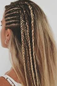 52 best box braids hairstyles for natural hair in 2020. Fascinating Side Dutch Braids On Blonde Hair Thick Hair Styles Braids For Long Hair Braiding Your Own Hair