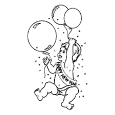 Parents may receive compensation when you click through and purchase from links contained on this website. New Years Baby Coloring Pages Bozon