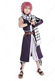 He is commonly known to the public as a powerful mage called the salamander. but this. Fairy Tail Natsu Dragneel Lila Cosplay Fur Verkauf