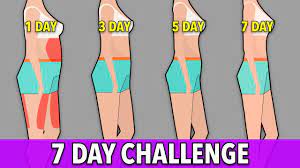 7 Day Challenge: Lose Belly + Thigh Fat - Youtube