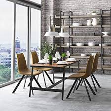 4) bürsten mit schwarzen borsten bürsten besser als bürsten mit weißen borsten. Fancy Fix Stuhl Vintage Esszimmerstuhl Dallas Ergonomische Ruckenlehne Und Braunem Pu Leder Eleganter Vintage Industriell Stuhl Mit Schwarzen Metall Beinen 2er Set Stuhle Amazon De Burobedarf Schreibwaren