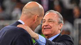 كان الفرنسي زين الدين زيدان الذي أعلن الخميس رحيله عن نادي ريال مدريد الاسباني، المدرب الحادي عشر للنادي الملكي في عهد رئيسه رجل الأعمال الثري فلورنتينو بيريز. Ø¨ÙŠØ±ÙŠØ² Ø±ÙŠØ§Ù„ Ù…Ø¯Ø±ÙŠØ¯ Ù„Ù† ÙŠ Ø·Ø±Ø¯ Ù…Ù† Ø¯ÙˆØ±ÙŠ Ø§Ù„Ø£Ø¨Ø·Ø§Ù„ Rt Arabic