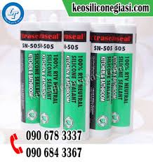 ĐẠI LÝ KEO SILICONE CHỐNG NẤM MỐC, CHỐNG THẤM SN-505 THÙNG 24 CHAI