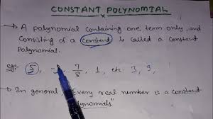 The point is that it is much easier to show that we cannot factor over zx. Constant Polynomial And Zero Polynomial And Degree Of Zero Polynomial Basic Concepts Of Polynomials Youtube