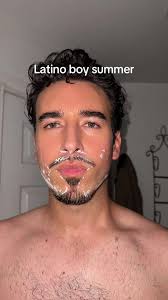 Latino boy summer. 👨🏻🔥#mustache #goatee #menshairstyle  #creatorsearchinsights