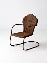 Vintage Children S Shell Back Patio Chair Vintage Metal Chairs Lawn Chairs Chair