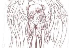 Image of anime angel amazing drawing drawing skill. 35 Latest Female 12 Anime Demon Fallen Angel Anime Drawings Beads By Laura