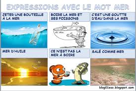 Expressions Avec Le Mot Mer By Francisca Espuche French Vocabulary Expressions Idioms